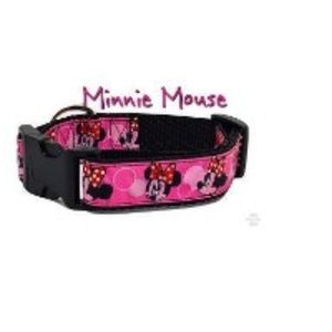 Buckle-Down Martingale Dog Collar - Minnie Mouse Expressions Polka Dot Pink